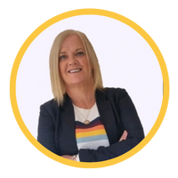 Angela Halliday Yellow Circle